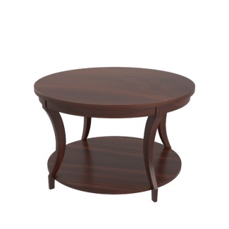 Dixon 36 inch Round wood coffee table hospitality dining